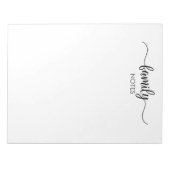 家族メモ書きノート ノートパッド (正面)