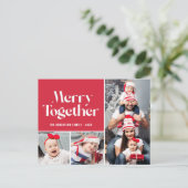 家族メリーの写真集めの休日 ポストカード (スタンド正面)