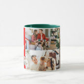 家族メリークリスマスと新年おめでとう マグカップ (中央)