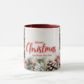 家族メリークリスマスハッピーニューイヤー4枚 マグカップ (中央)