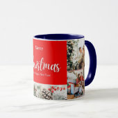 家族メリークリスマスハッピーニューイヤー4枚 マグカップ (正面右)