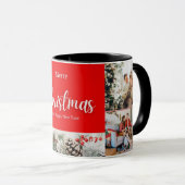 家族メリークリスマスハッピーニューイヤー4枚 マグカップ (正面右)