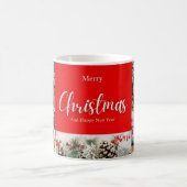 家族メリークリスマスハッピーニューイヤー4枚 モーフィングマグカップ (中央)