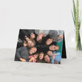 家族メリークリスマスホリデーフォト シーズンカード (裏面)