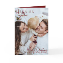 家族メリー1写真のクリスマスモダン