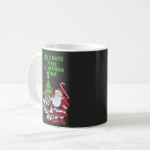 家族モダンお洒落のクリスマス音楽 コーヒーマグカップ (正面左)