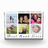 家族モダンと6枚の写真最高のとのコラージュ フォトブロック (正面)