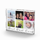 家族モダンと6枚の写真最高のとのコラージュ フォトブロック (右)