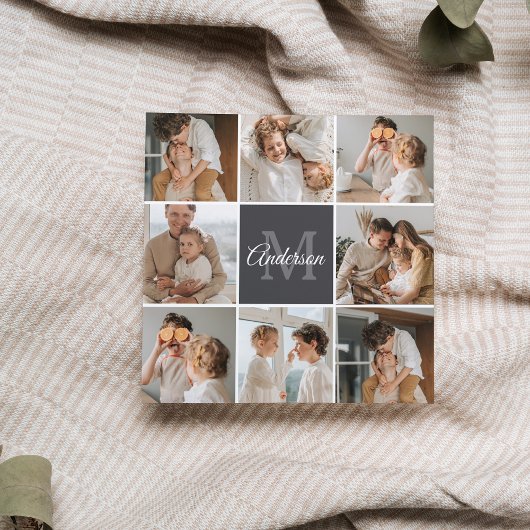 家族モダンのコラージュ写真とギフトパーソナライズされた