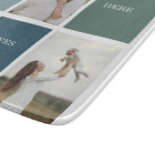 家族モダンのコラージュ写真 |愛ここに住む カッティングボード (角)