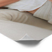 家族モダンのコラージュ写真 |愛ここに住む ポスター (角)