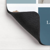 家族モダンのコラージュ写真 |愛ここに住む マウスパッド (コーナー)