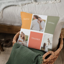 家族モダンのコラージュ写真 | Happy Thanksgiving