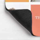 家族モダンのコラージュ写真 | Happy Thanksgiving マウスパッド (コーナー)