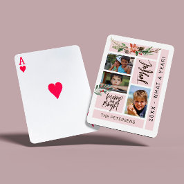 家族モダンの写真コラージュのスクリプエレガントト トランプ