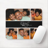 家族モダンの写真コラージュ マウスパッド (マウス)