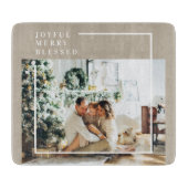 家族モダンの写真 |うれしメリー賛美い カッティングボード (正面)