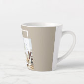 家族モダンの写真 |うれしメリー賛美い カフェラテマグ (右)