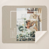 家族モダンの写真 |うれしメリー賛美い シェルパブランケット (正面(横))