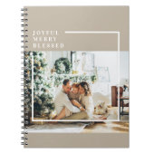 家族モダンの写真 |うれしメリー賛美い ノートブック (正面)