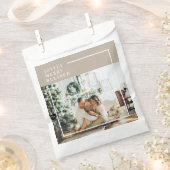 家族モダンの写真 |うれしメリー賛美い フェイバーバッグ (クリップ留めされた状態)