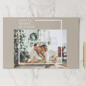 家族モダンの写真 |うれしメリー賛美い ペーパーパッド (インサイチュ)