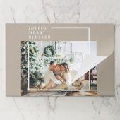 家族モダンの写真 |うれしメリー賛美い ペーパーパッド (折り畳み)