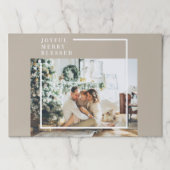 家族モダンの写真 |うれしメリー賛美い ペーパーパッド (正面)