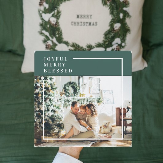 家族モダンの写真 |うれしメリー賛美い |緑