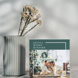 家族モダンの写真 |うれしメリー賛美い |緑