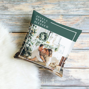 家族モダンの写真  うれしメリー賛美い  緑 アウトドアクッション