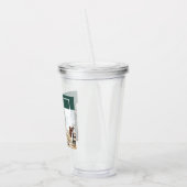 家族モダンの写真 |うれしメリー賛美い |緑 アクリルタンブラー (左)