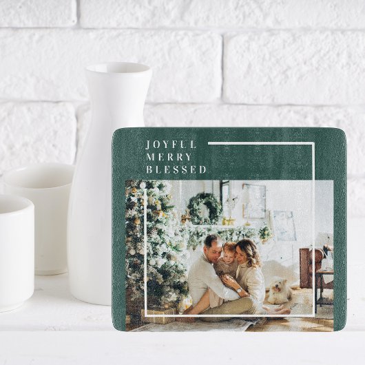 家族モダンの写真 |うれしメリー賛美い |緑 カッティングボード