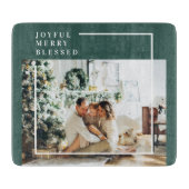 家族モダンの写真 |うれしメリー賛美い |緑 カッティングボード (正面)