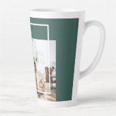 家族モダンの写真 |うれしメリー賛美い |緑 カフェラテマグ (右)