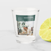 家族モダンの写真 |うれしメリー賛美い |緑 ショットグラス (正面)