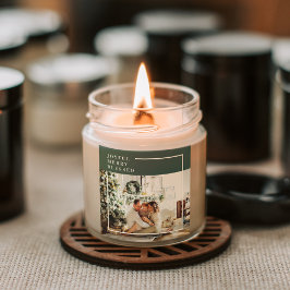 家族モダンの写真 |うれしメリー賛美い |緑 スクエアシール