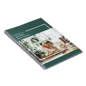 家族モダンの写真 |うれしメリー賛美い |緑 ノートブック (右側)