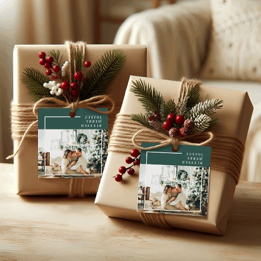 家族モダンの写真 |うれしメリー賛美い |緑 フェイバータグ