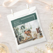 家族モダンの写真 |うれしメリー賛美い |緑 フェイバーバッグ (クリップ留めされた状態)