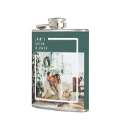 家族モダンの写真 |うれしメリー賛美い |緑 フラスク (左)