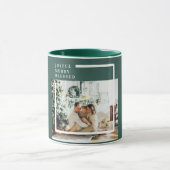 家族モダンの写真 |うれしメリー賛美い |緑 マグカップ (中央)