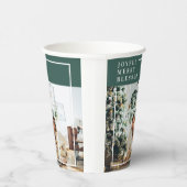 家族モダンの写真 |うれしメリー賛美い |緑 紙コップ (右)