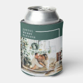 家族モダンの写真 |うれしメリー賛美い |緑 缶クーラー (缶正面)