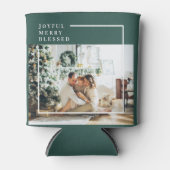 家族モダンの写真 |うれしメリー賛美い |緑 缶クーラー (正面)