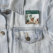 家族モダンの写真 |うれしメリー賛美い |緑 缶バッジ (インサイチュ)