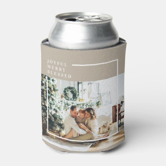 家族モダンの写真 |うれしメリー賛美い 缶クーラー (缶正面)