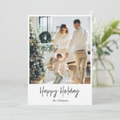 家族モダンの写真 |シンプルハッピーホリデー (スタンド正面)