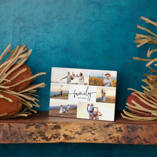 家族モダンの写真 フォトプラーク (側面)