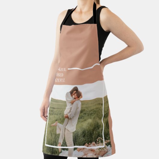 家族モダンの写真 |感謝賛美感謝 エプロン (インサイチュ)